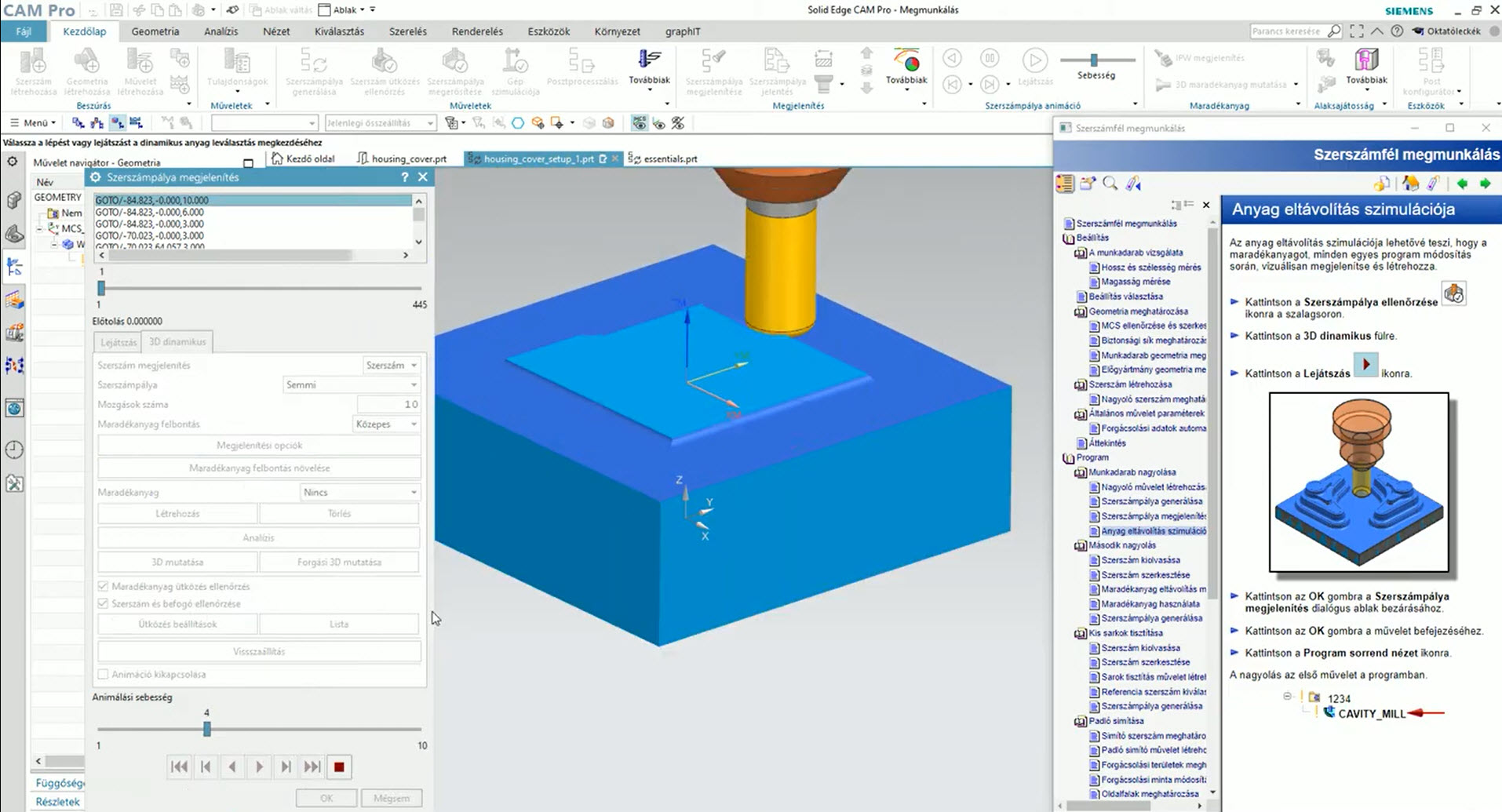 Solid Edge CAM Pro powered by NX