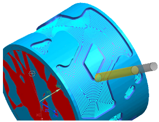 HSM nagyoló szerszámpályák 5 tengelyben