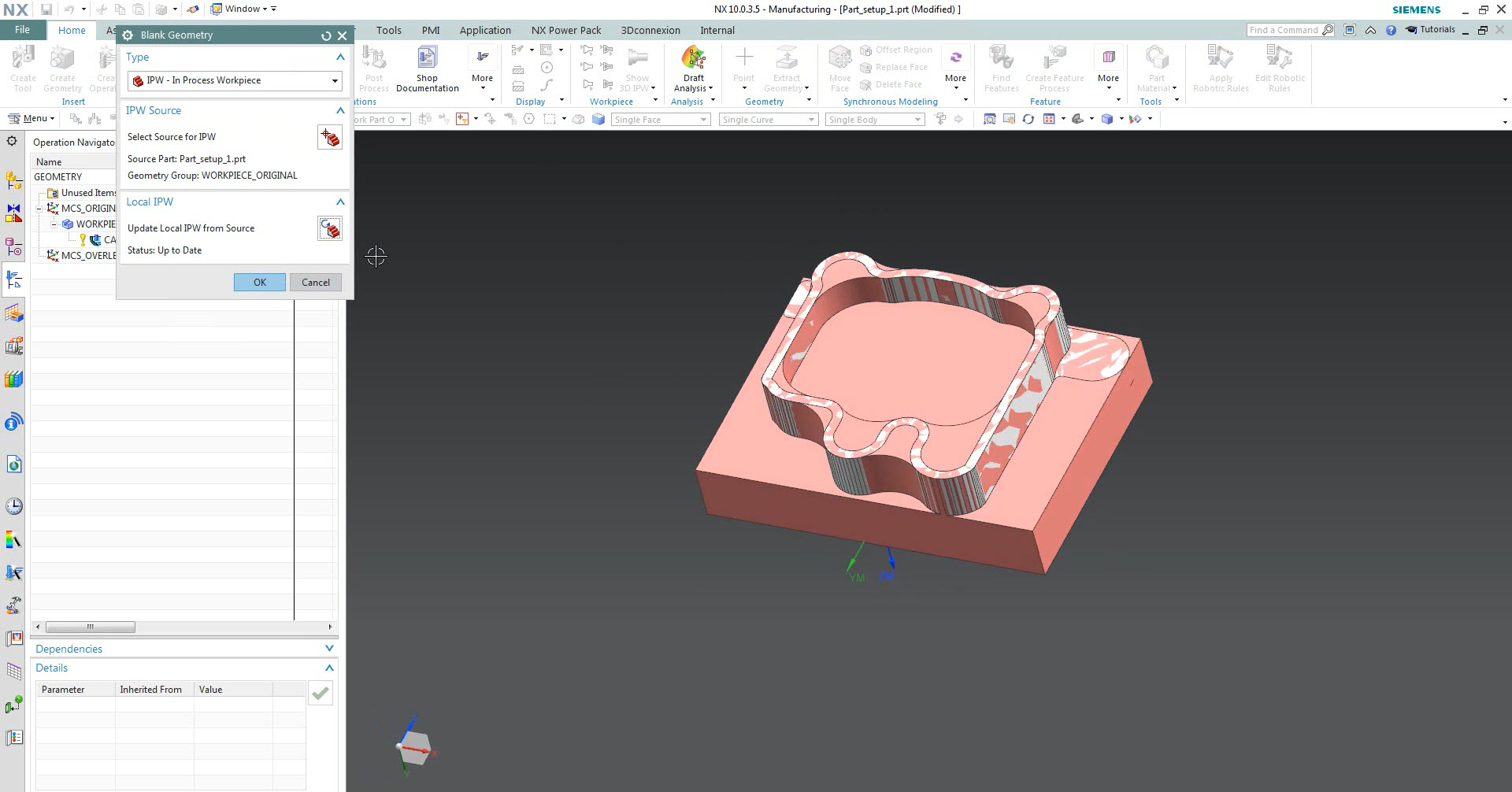Maradék anyag örökítés (IPW Flow)