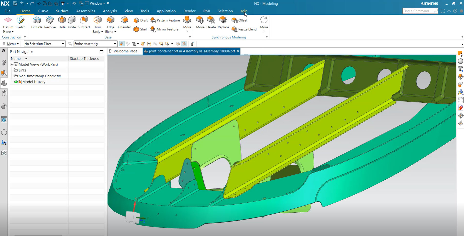 NX Join – kötőelemek és egyéb kötések