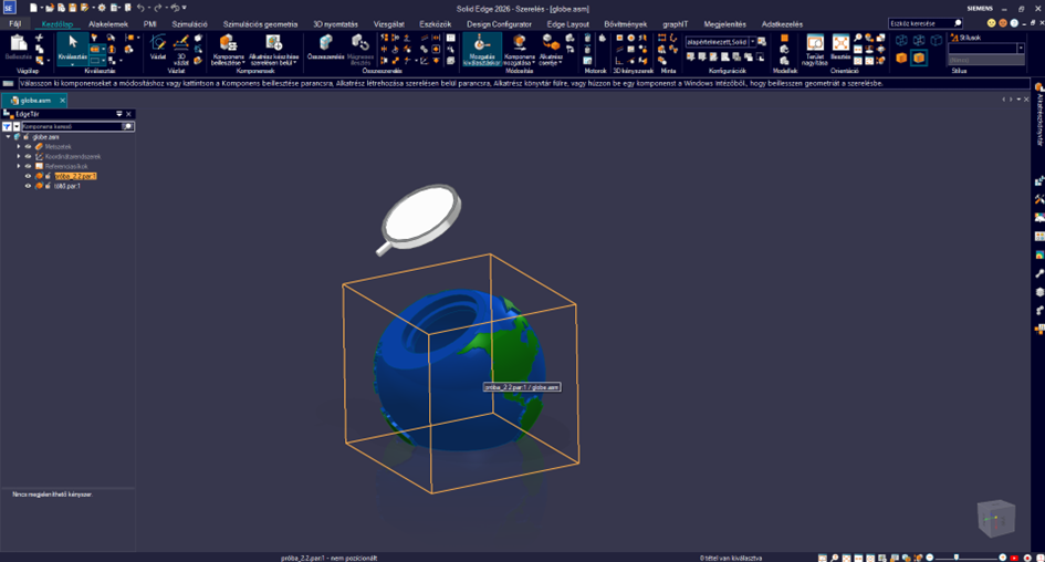 Teljesítmény növelése a Solid Edge-ben – nagy szerelések esetén