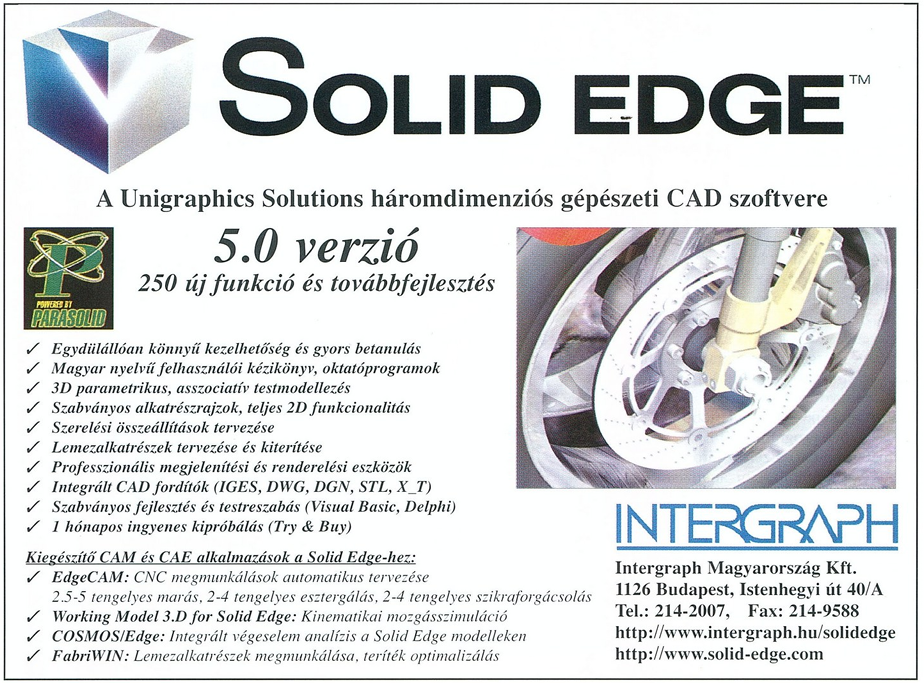 30 év a tervezés élvonalában: A Solid Edge és a graphIT magyarországi sikersztorija