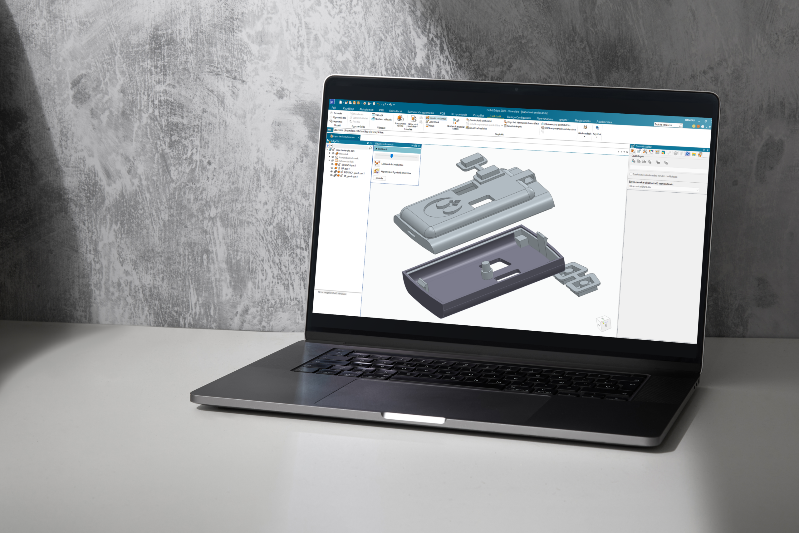 Solid Edge – Parametrizált modellek